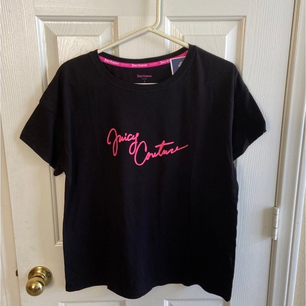 Juicy Couture Women’s Sport Black top - Large Size Brand New